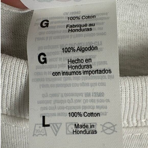 Fruit of the Loom HD Cotton Schrute Beet Farm’s White and Red Size L Men’s Tee - Picture 6 of 6